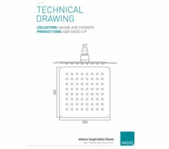 Vado Aquablade Single Function Square Slimline Shower Head -Duravit Sales Shop M 2018 9 12 7 55 8 308