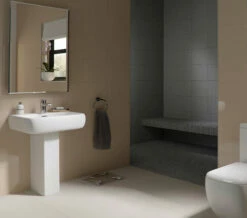 RAK Metropolitan White Basin 525mm With Full Pedestal