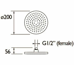 Bristan Abs Fixed Chrome Shower Head -Duravit Sales Shop M 2018 9 26 8 4 30 769