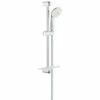 Grohe New Tempesta 100 Chrome Shower Rail Set 3 Sprays