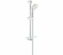 Grohe New Tempesta 100 Chrome Shower Rail Set 3 Sprays