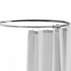 Nuie Round Shower Curtain Chrome Ring 825mm