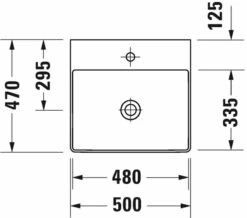 Duravit DuraSquare 500mm Furniture Washbasin 15 Duravit DuraSquare 500mm Furniture Washbasin -Duravit Sales Shop M 2019 11 5 9 15 36 782