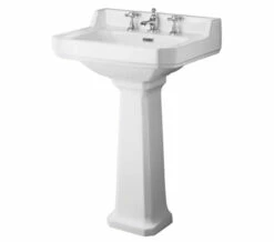 Hudson Reed Richmond Square Basin White And Full Pedestal -Duravit Sales Shop M 2019 3 27 11 45 12 842
