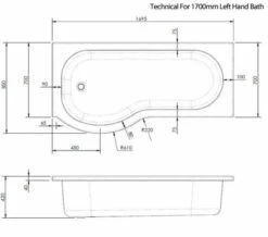 Nuie P-Shaped White Shower Bath -Duravit Sales Shop M 2019 3 27 13 15 32 695