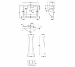 Hudson Reed Richmond Square Basin White And Full Pedestal -Duravit Sales Shop M 2019 3 27 9 13 16 64