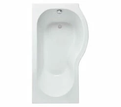 Nuie P-Shaped White Shower Bath -Duravit Sales Shop M 2019 3 28 11 12 30 955 1