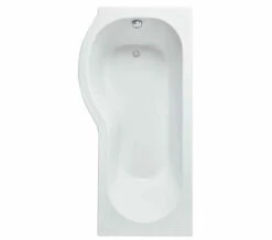 Nuie P-Shaped White Shower Bath -Duravit Sales Shop M 2019 3 28 11 13 29 781