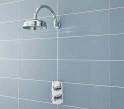 Hudson Reed Apron Round Fixed Shower Head Chrome