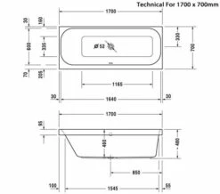 Duravit Happy D2 Built-In Bath With One Backrest Slope Without Frame -Duravit Sales Shop M 2019 4 20 11 16 23 39