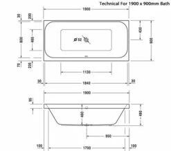 Duravit Happy D2 Built-In Bath With Support Feet 7 Duravit Happy D2 Built-In Bath With Support Feet -Duravit Sales Shop M 2019 4 20 11 58 18 740