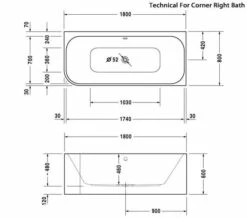 Duravit Happy D2 1800 X 800mm Bath With Panel And Frame -Duravit Sales Shop M 2019 4 22 8 32 35 656