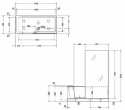 Duravit 1700 X 750mm Shower Bath -Duravit Sales Shop M 2019 5 18 11 15 47 37