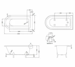 Hudson Reed Winterburn Freestanding Acrylic Bath White With Leg Set -Duravit Sales Shop M 2019 5 25 12 17 6 703