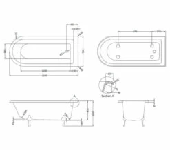 Hudson Reed Winterburn Freestanding Acrylic Bath White With Leg Set -Duravit Sales Shop M 2019 5 25 12 18 35 193