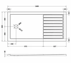 Hudson Reed Pearlstone Rectangular Walk-In Shower Tray -Duravit Sales Shop M 2019 5 28 11 5 18 316