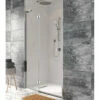 Crosswater Design 8 1950mm High Hinged Shower Door With Inline Panel