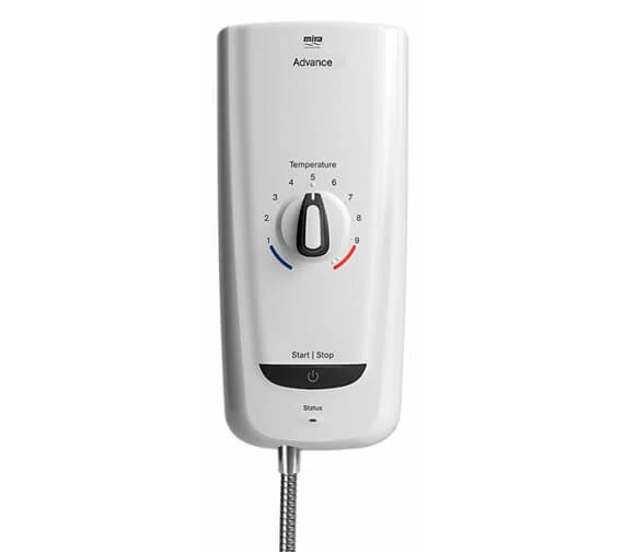 Mira Advance Flex 9.8kW Thermostatic Electric Shower White And Chrome 4 Mira Advance Flex 9.8kW Thermostatic Electric Shower White And Chrome - Image 4