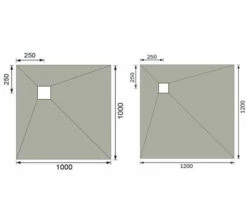 Beo Original 30mm Thick Square Level Access Grey Finish Tileable Tray Former -Duravit Sales Shop M 2019 7 26 10 45 33 821