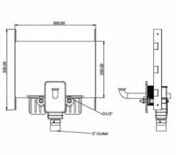Beo Modul 500mm X 500mm Furniture Frame For Basin -Duravit Sales Shop M 2019 7 30 15 29 45 121
