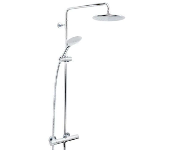 Bristan Carre Fixed Head Thermostatic Bar Shower Valve With Rigid Riser 1 Bristan Carre Fixed Head Thermostatic Bar Shower Valve With Rigid Riser