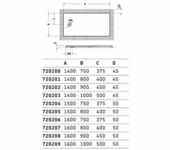 Duravit Tempano Flush Fitted Rectangle Shower Tray With Pre-mounted Sealing Collar -Duravit Sales Shop M 2020 1 3 10 0 55 673