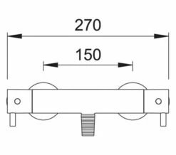 Methven Thermostatic Cool To Touch Round Chrome Bar Shower Valve -Duravit Sales Shop M 2020 2 24 9 13 15 454