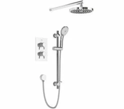 Bristan Prism Chrome Fixed Head And Adjustable Riser Shower Pack