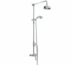 Bristan 1901 Thermostatic Exposed Single Control Shower Valve With Rigid Riser Kit