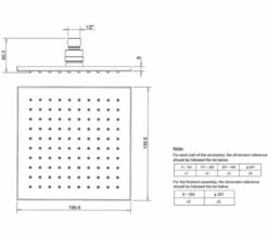Crosswater Zion Square Fixed Chrome Shower Head -Duravit Sales Shop M 2020 3 24 14 17 17 876