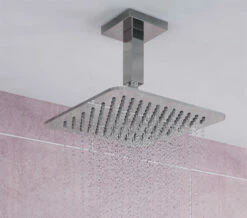 Bristan Square Stainless Steel Slimline Fixed Chrome Shower Head -Duravit Sales Shop M 2020 3 5 9 40 15 340