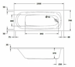 Aqua Caymen Round Single Ended Whirlpool Bath -Duravit Sales Shop M700 2020 10 23 12 4 47 700