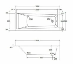 Aqua Atlanta Square Single Ended Whirlpool Bath -Duravit Sales Shop M700 2020 10 24 12 15 37 787
