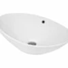 Hudson Reed Vessel 588 X 390mm Oval Countertop Basin White