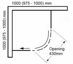 Aquaglass Plus Sphere Tinted 8mm Quadrant Enclosure -Duravit Sales Shop M700 2020 11 13 11 22 14 611