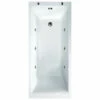 Aqua Medici Square Straight Single Ended Whirlpool Bath