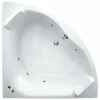 Aqua Luxe 1400mm Corner Whirlpool Bathtub With Built-In Headrest