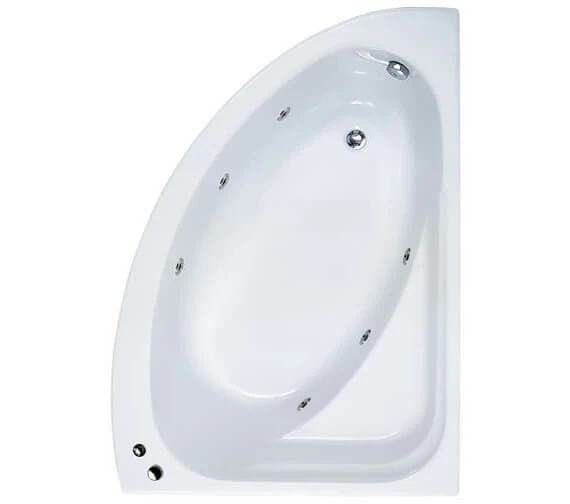 Aqua Orlah 1500 X 1040mm Offset Corner Whirlpool Bath 4 Aqua Orlah 1500 X 1040mm Offset Corner Whirlpool Bath - Image 4