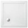 Crosswater Square Low Profile White Shower Tray