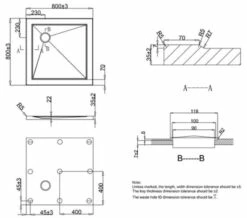 Crosswater Square Low Profile White Shower Tray -Duravit Sales Shop M700 2020 11 30 7 8 37 958
