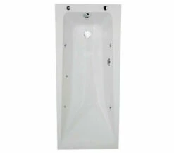 Aqua Atlanta Square Single Ended Whirlpool Bath