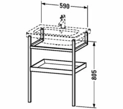 Duravit DuraStyle Floor-Mounted Towel Rail With Shelf 9 Duravit DuraStyle Floor-Mounted Towel Rail With Shelf -Duravit Sales Shop M700 2020 12 10 14 14 30 454