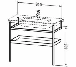 Duravit DuraStyle Floor-Mounted Towel Rail With Shelf 11 Duravit DuraStyle Floor-Mounted Towel Rail With Shelf -Duravit Sales Shop M700 2020 12 10 14 20 49 559