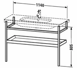Duravit DuraStyle Floor-Mounted Towel Rail With Shelf 12 Duravit DuraStyle Floor-Mounted Towel Rail With Shelf -Duravit Sales Shop M700 2020 12 10 14 21 38 135