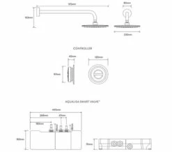 Aqualisa Quartz Classic Smart Digital Concealed Shower With Fixed Head -Duravit Sales Shop M700 2020 12 11 12 9 57 656
