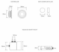 Aqualisa Quartz Classic Smart Digital Bath Filler With Overflow -Duravit Sales Shop M700 2020 12 12 8 22 26 21