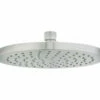 Deva Krome 200mm Fixed Chrome Shower Head With Swivel Joint