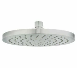 Deva Krome 200mm Fixed Chrome Shower Head With Swivel Joint