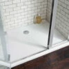 Crosswater Rectangular 35mm Anti Slip Acrylic White Shower Tray