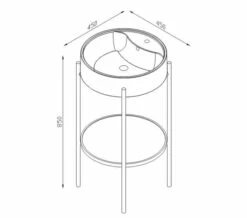 Joseph Miles Mono Furniture Round Basin And Stand -Duravit Sales Shop M700 2020 7 23 10 15 28 48